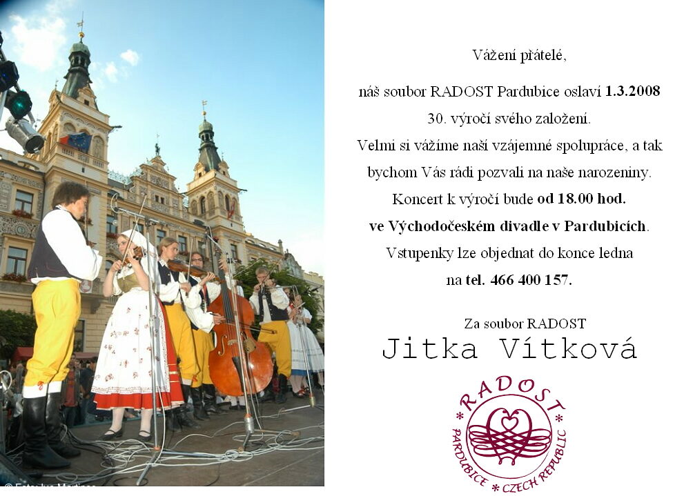 Radost I., folklorní soubor